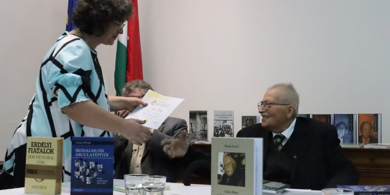 Egy fáradhatatlan intézményépítő köszöntése